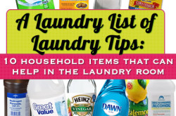 A Laundry List of Laundry Tips: 10 household items that can help in the laundry room